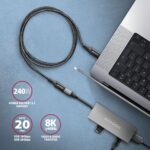 Καλώδιο Επέκτασης USB-C 20Gbps 1,5 m, Power Delivery 240W BUCM32-CF15AB AXAGON - Image 4