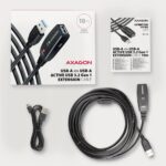 Ενεργό Καλώδιο Επέκτασης USB-A 10 m USB 3.2 Gen 1 ADR-310 AXAGON - Image 8