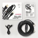 Ενεργό Καλώδιο Επέκτασης USB 2.0 A αρσενικό σε B αρσενικό 20 m ADR-220B AXAGON - Image 8