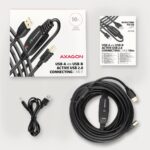 Ενεργό Καλώδιο Επέκτασης USB 2.0 A σε B 10 m ADR-210B AXAGON - Image 8