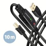 Ενεργό Καλώδιο Επέκτασης USB 2.0 A σε B 10 m ADR-210B AXAGON