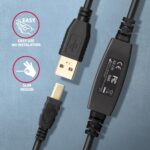Ενεργό Καλώδιο Επέκτασης USB 2.0 A σε B 10 m ADR-210B AXAGON - Image 4