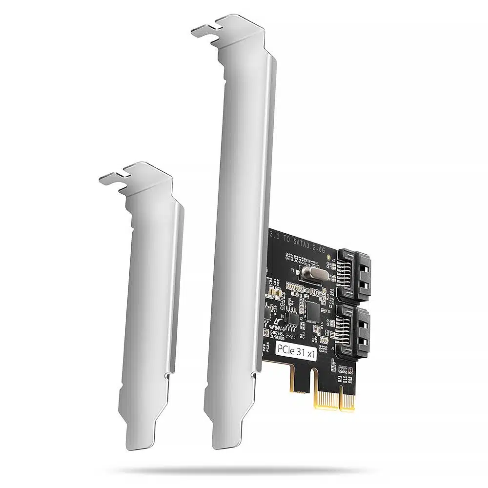 elko-52772-9e1675d2c7fd Κάρτα Ελεγκτή PCIe 2x SATA III 6 Gb/s PCES-SJ2 AXAGON - Image 1