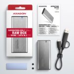 Θήκη M.2 για SSD NVMe και SATA USB-C 3.2 Gen 2 EEM2-SG2 AXAGON - Image 4