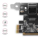 Κάρτα Δικτύου Gigabit Ethernet PCIe 10/100/1000 Mbit/s PCEE-GRF AXAGON - Image 4