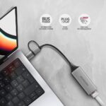 USB-C και USB-A σε Gigabit Ethernet 10/100/1000 Mb/s ADE-TXCA AXAGON - Image 3