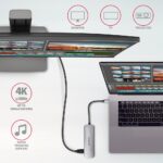 Hub USB-C 5 σε 1 με HDMI 4K και αναγνώστη καρτών SD HMC-HCR3A AXAGON - Image 4