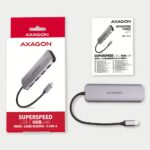 Hub USB-C 5 σε 1 με HDMI 4K και αναγνώστη καρτών SD HMC-HCR3A AXAGON - Image 8