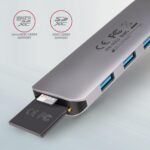 Hub USB-C 5 σε 1 με HDMI 4K και αναγνώστη καρτών SD HMC-HCR3A AXAGON - Image 3