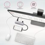 Hub USB-C 5 σε 1 με HDMI 4K και αναγνώστη καρτών SD HMC-HCR3A AXAGON - Image 5