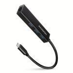 USB-C Hub 3 θυρών USB-A με Gigabit Ethernet HMC-GL3A AXAGON