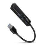 USB Hub 3 θυρών με Gigabit Ethernet RJ-45 και καλώδιο 20 cm HMA-GL3A AXAGON