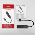 USB Hub 3 θυρών με Gigabit Ethernet RJ-45 και καλώδιο 20 cm HMA-GL3A AXAGON - Image 6