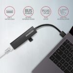 USB Hub 3 θυρών με Gigabit Ethernet RJ-45 και καλώδιο 20 cm HMA-GL3A AXAGON - Image 4