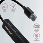 USB Hub 3 θυρών με Gigabit Ethernet RJ-45 και καλώδιο 20 cm HMA-GL3A AXAGON - Image 5