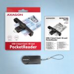 Αναγνώστης Έξυπνων Καρτών USB-C Αναδιπλούμενος CRE-SMPC AXAGON - Image 7