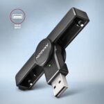 Αναγνώστης Έξυπνων Καρτών USB-A Αναδιπλούμενος CRE-SMPA AXAGON - Image 3