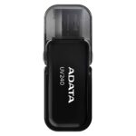 USB Flash Drive 32GB USB 2.0 με Αναδιπλούμενο Καπάκι UV240 AUV240-32G-RBK ADATA