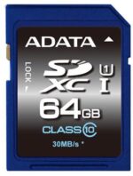 Κάρτα Μνήμης SDXC 64GB Class 10 UHS ASDX64GUICL10-R ADATA