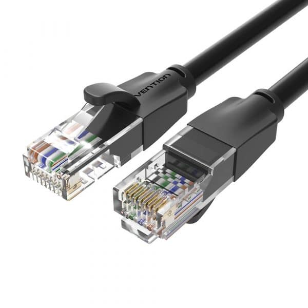 Vention IBEBI Καλώδιο Δικτύου Cat.6 UTP Μαύρο 1Gbps