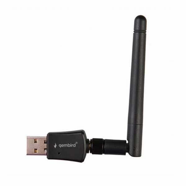 Wi-Fi USB Adapter N300 2.4GHz με Εξωτερική Κεραία WNP-UA300P-02 GEMBIRD
