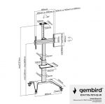 GEMBIRD TVS-70T-02-W