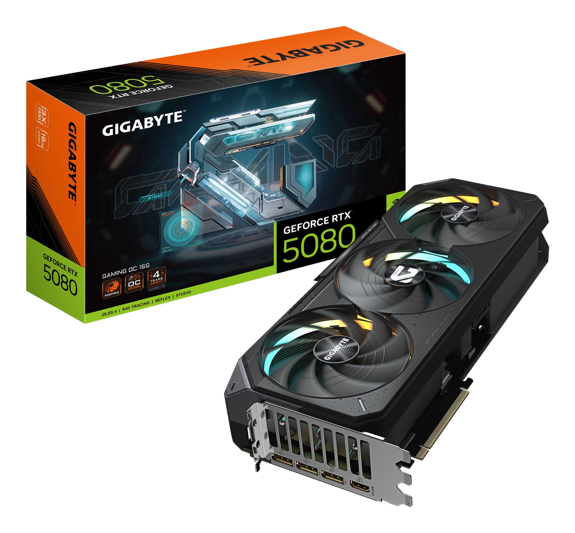 GIGABYTE GV-N5080GAMING OC-16GD 1.0 GIGABYTE GV-N5080GAMING OC-16GD 1.0