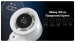 Φορητός Ανεμιστήρας Χειρός izzCool 20 Pro Επαναφορτιζόμενος με Λειτουργία Δροσερής Ομίχλης, 100 Ταχύτητες, Μπαταρία 5000mAh και USB-C, Λευκός – Nitecore - Image 11