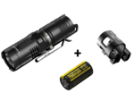 Φακός Led Χειρός MT10C Tactical 920 Lumens με Κόκκινο Φωτισμό, Εμβέλεια 190m και Αδιαβροχοποίηση IPX8, Μαύρος – Nitecore