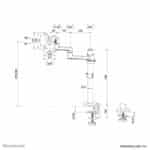 NEOMOUNTS DS60-425BL1