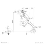 NEOMOUNTS DS70-450WH1