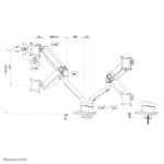 NEOMOUNTS DS70S-950BL2