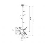 NEOMOUNTS FPMA-C340DBLACK
