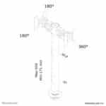 NEOMOUNTS FPMA-D050DBLACK