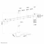 NEOMOUNTS FPMA-D550DDBLACK