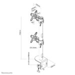 NEOMOUNTS FPMA-D960DVBLACKPLUS