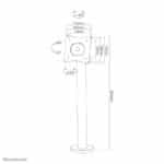 NEOMOUNTS NS-DPOS100BLACK
