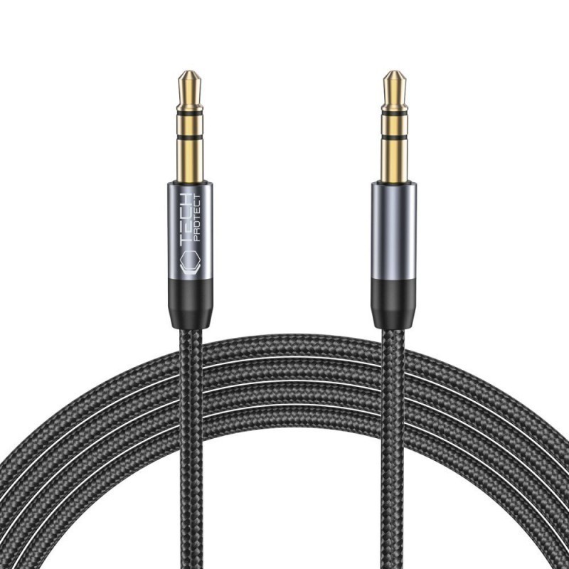 tech-protect-ultraboost-braided-kalwdio-3-5mm-jack-3-5mm-jack-1-5m-mayro-2094 Tech-Protect Καλώδιο 3.5mm male - 3.5mm male Μαύρο 1.5m (Ultraboost)